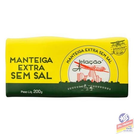 MANTEIGA AVIACAO EXTRA S SAL PTE 200G
