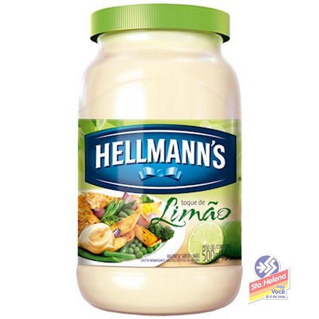 MAIONESE HELLMANNS LIMAO POTE 500G