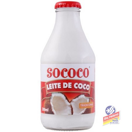 LEITE COCO SOCOCO VIDRO 200ML