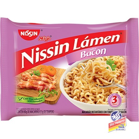 NISSIN LAMEN BACON 85G