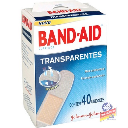 CURATIVO BAND AID TRANSPARENTES C 40UND