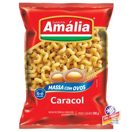 MASSA S AMALIA OVOS CARACOL 500G