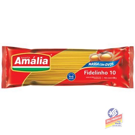 MASSA S AMALIA OVOS FIDELINHO N10 500G