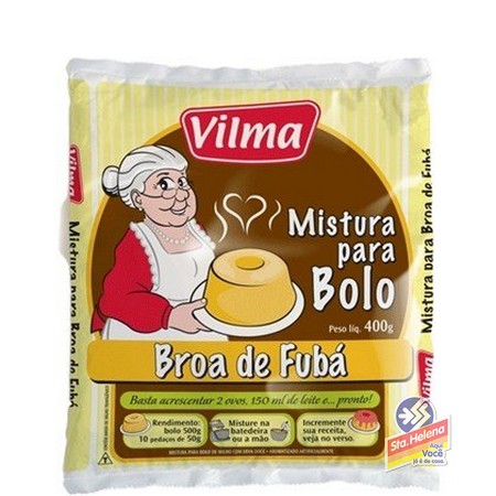 MISTURA VILMA BROA DE FUBA PTE 400G