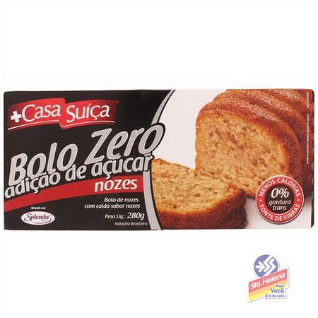 BOLO CASA SUICA ZERO NOZES 280G