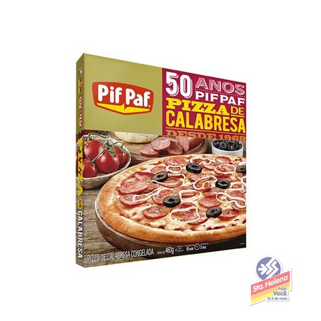 PIZZA PIF PAF CALABRESA 460G