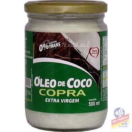 OLEO DE COCO COPRA EXTRA VIRGEM VD 500ML