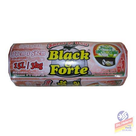 SACO BLACK E FORTE ROLO 15LTS