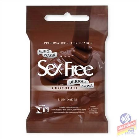 PRESERVATIVO SEX FREE CHOCOLATE C 3UND