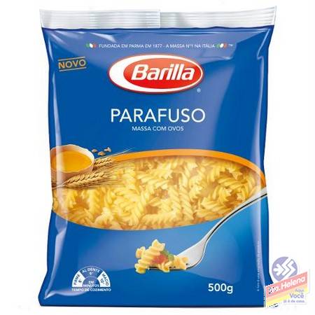 MASSA BARILLA OVOS PARAFUSO 500G