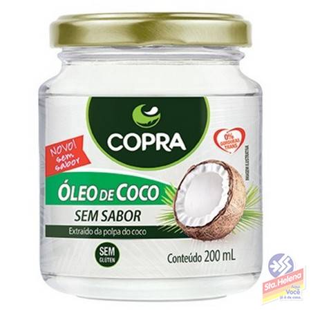 OLEO DE COCO COPRA SEM SABOR VD 200ML