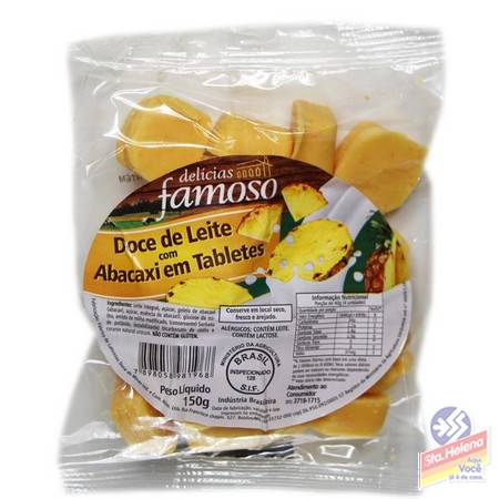 DOCE LEITE FAMOSO C ABACAXI PTE 150G