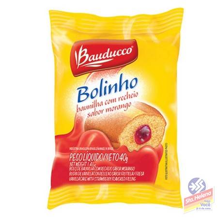 BOLINHO BAUDUCCO BAUNILHA MORANGO 40G
