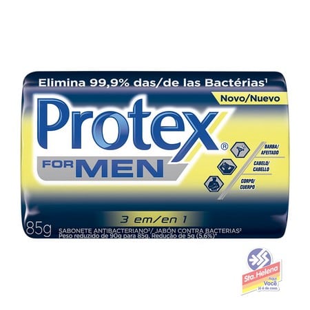SABONETE PROTEX FOR MEN 3 EM 1 85G