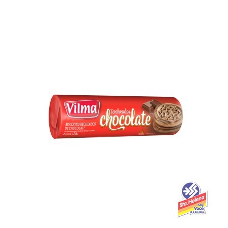 BISCOITO VILMA RECHEADO CHOCOLATE 120G