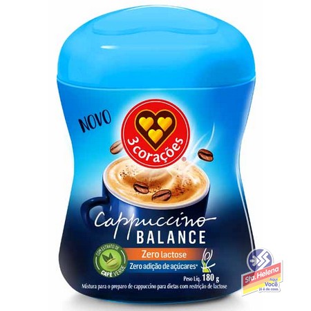 CAPUCCINO 3 CORACOES BALANCE POTE 180G