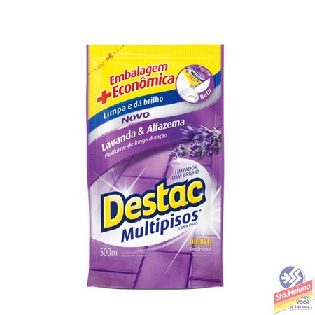 LIMPADOR DESTAC LAVANDA REFIL 500ML