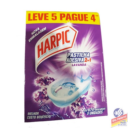 PAST ADESIVA HARPIC LAVANDA C 5 UND