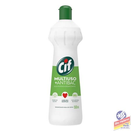 LIMPADOR CIF MULTIUSO ANTIBACTERIAL 500ML