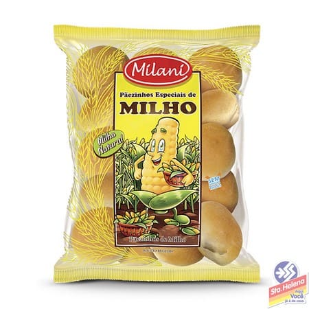 PAO MILANI MILHO PTE 500G