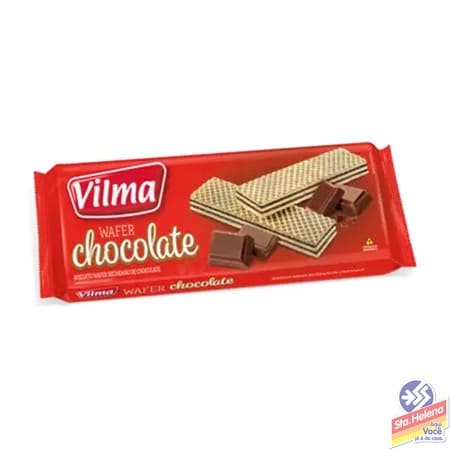 BISCOITO VILMA WAFER CHOCOLATE 115G