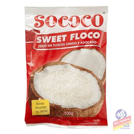 COCO FLOCOS SOCOCO SWEET UMIDO ADOC 100G