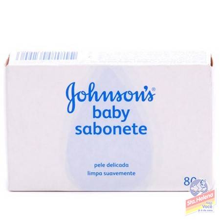 SABONETE JOHNSONS BABY BRANCO 80G