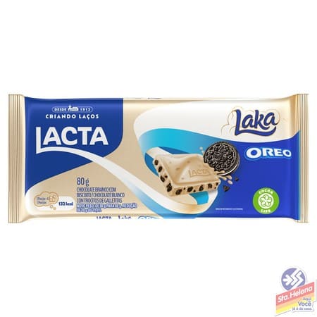 CHOCOLATE LACTA LAKA OREO 80G