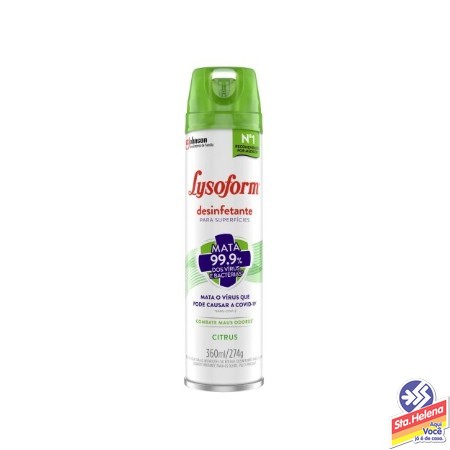 DESINFETANTE LYSOFORM CITRUS SPRAY 360ML