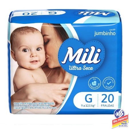 FRALDA MILI JUMBINHO BABY G C 20UND