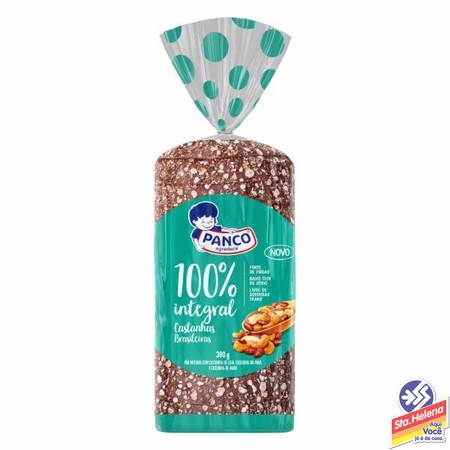 PAO PANCO VIDA 100  INTEGRAL CASTANHAS BRASILEIRAS 380G