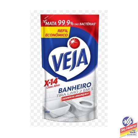 VEJA X 14 TIRA LIMO REFIL 400ML