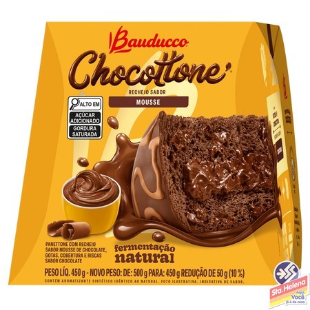 CHOCOTTONE BAUDUCCO MAXI MOUSSE 450G