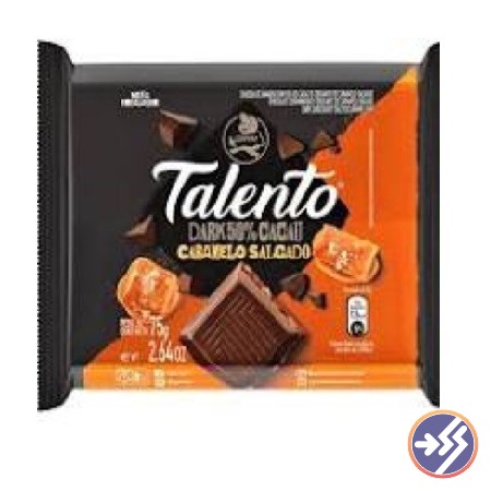 CHOCOLATE TALENTO DARK 50  CARAMELO SALGADO 75G
