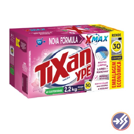 DETERGENTE EM PO TIXAN MACIEZ CAIXA 2 2KG