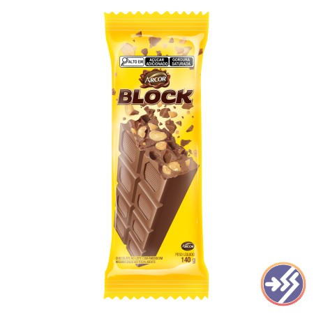 CHOCOLATE ARCOR TABLETE BLOCK 140G