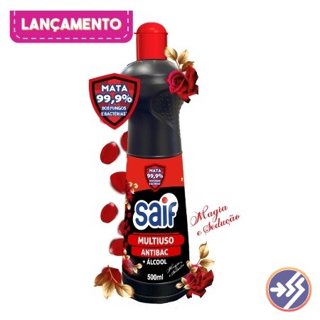 MULTIUSO SAIF ANTIBACTERIANO ALCOOL MAGIA SEDUCAO 500ML