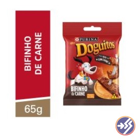 BIFINHO DOGUITOS CARNE 65G