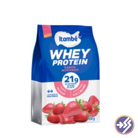 WHEY PROTEIN ITAMBE MORANGO 450G