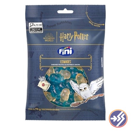 BALA FINI GELATINAS HARRY POTTER EDWIGES 70G