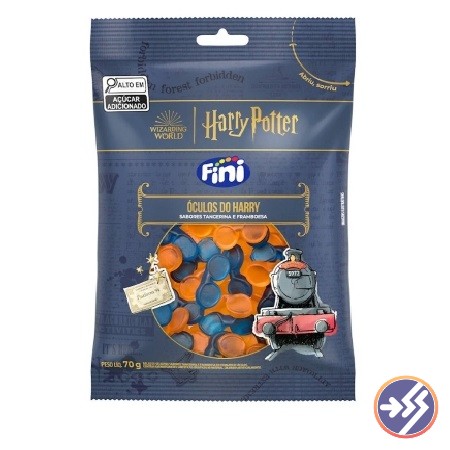 BALA FINI GELATINAS HARRY POTTER OCULOS 70G